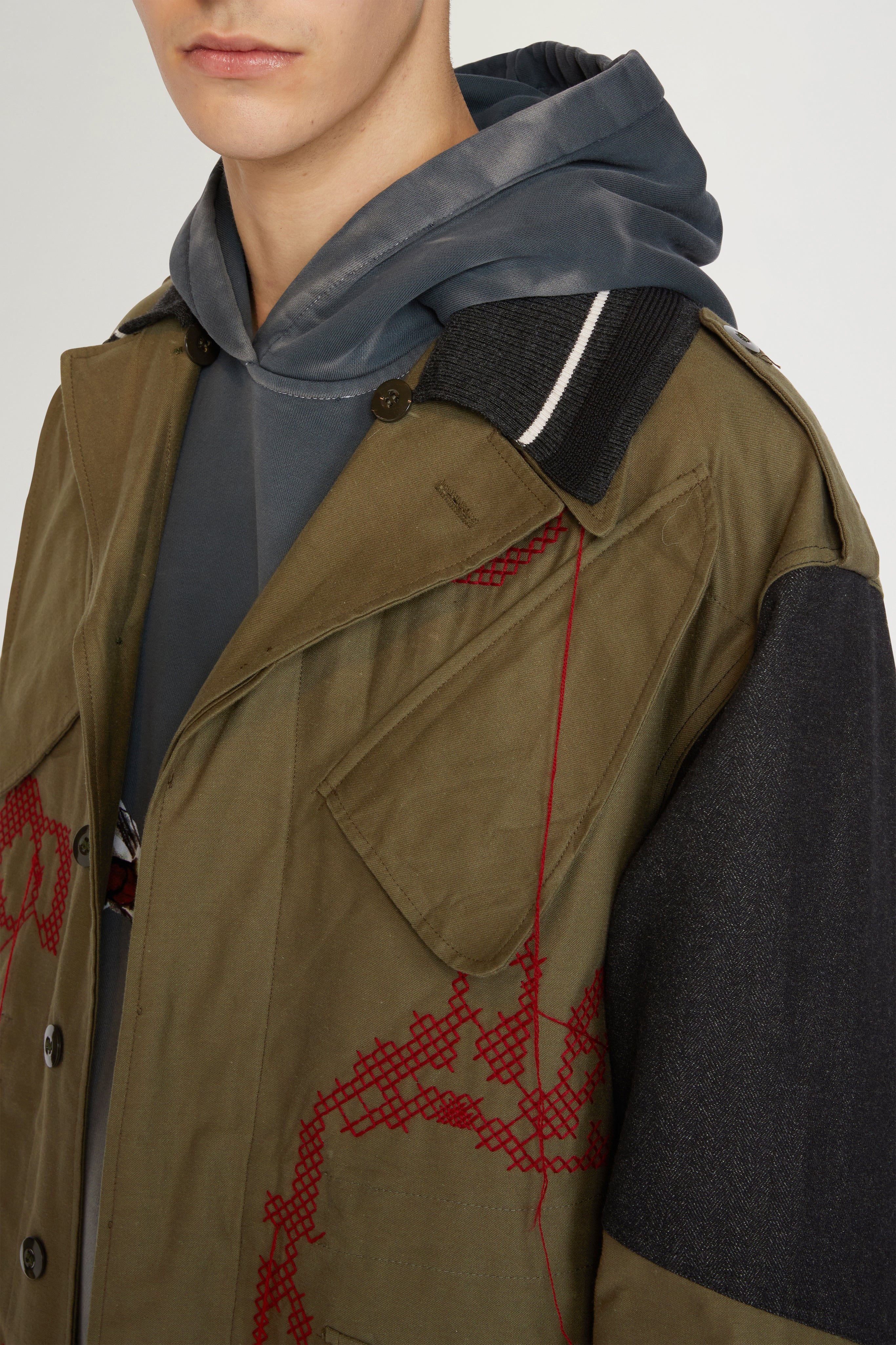 Cotton Parka with Embroidery - Image 4